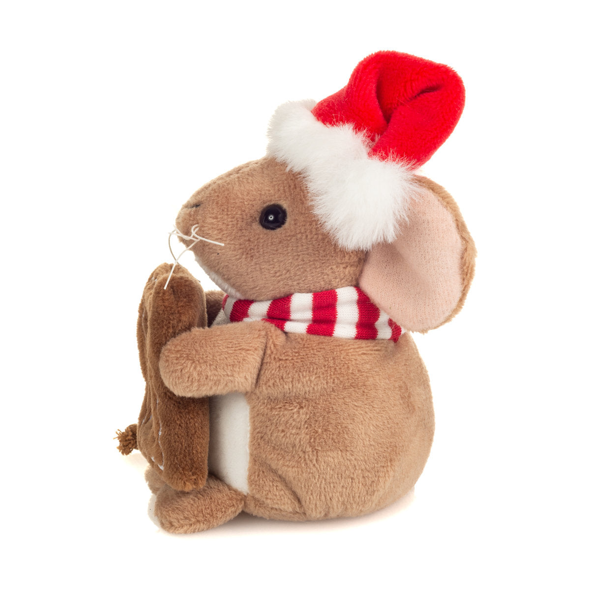 Teddy-Hermann Kleine Weihnachtsmaus mit Lebkuchen