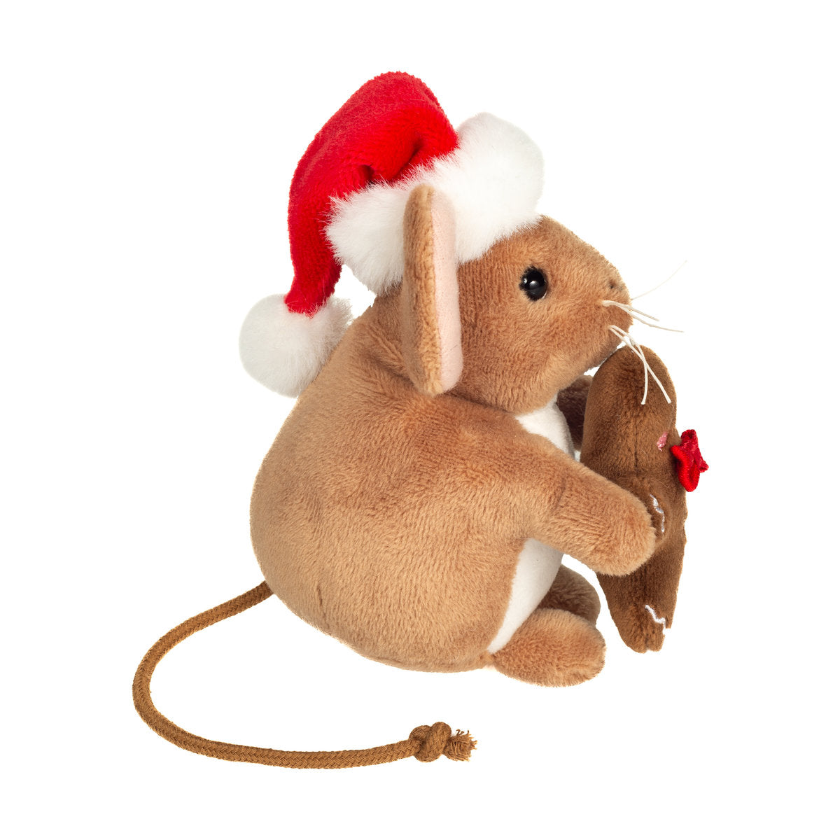 Teddy-Hermann Kleine Weihnachtsmaus mit Lebkuchenmann