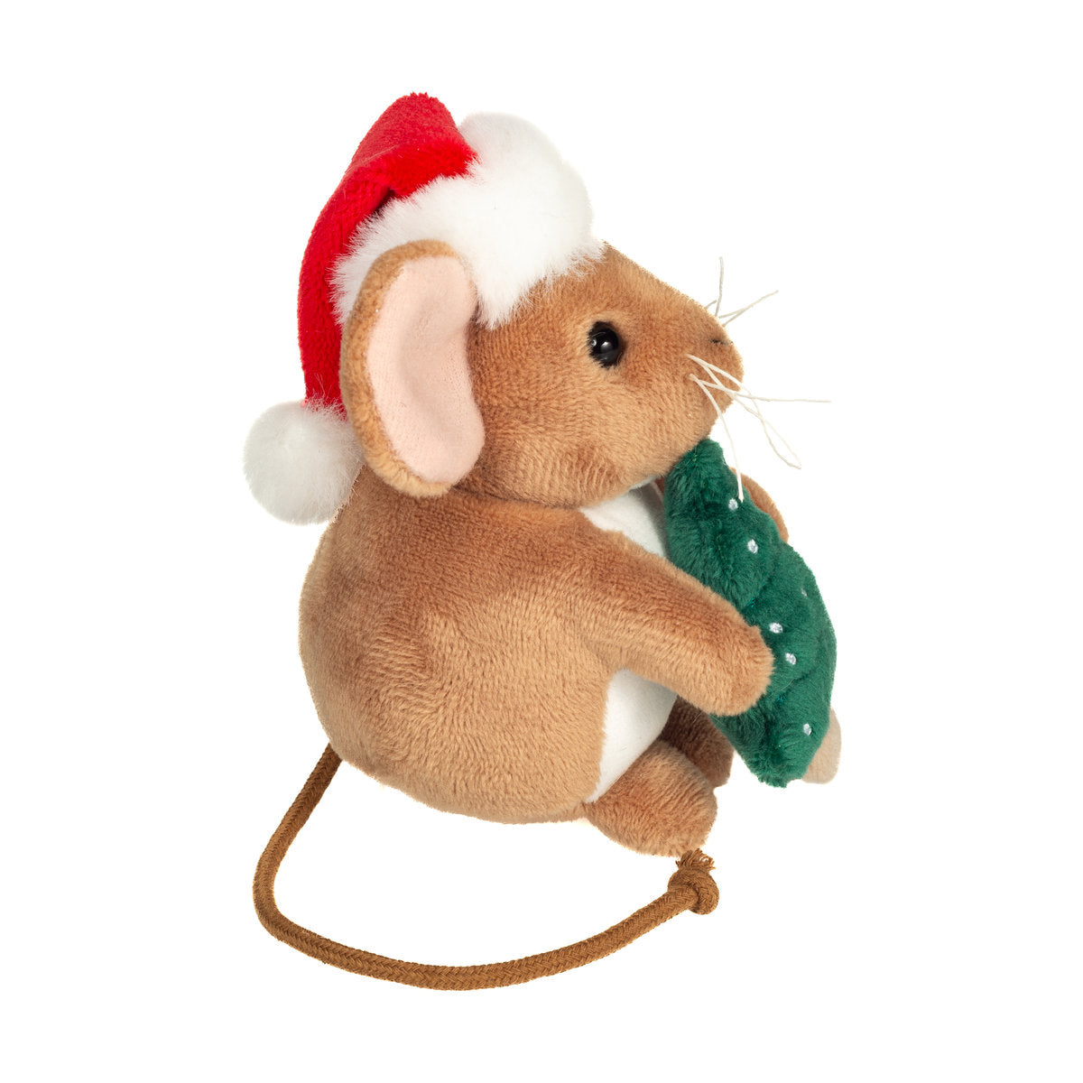 Teddy-Hermann Kleine Weihnachtsmaus mit Tannenbaum
