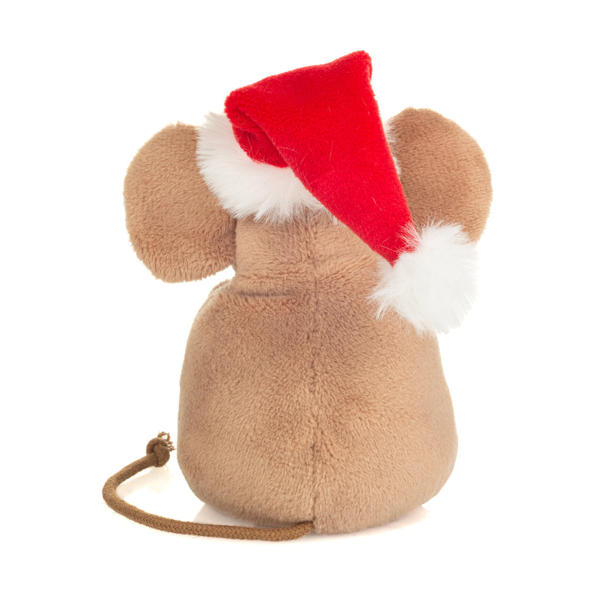 Teddy-Hermann Kleine Weihnachtsmaus mit Stechpalme